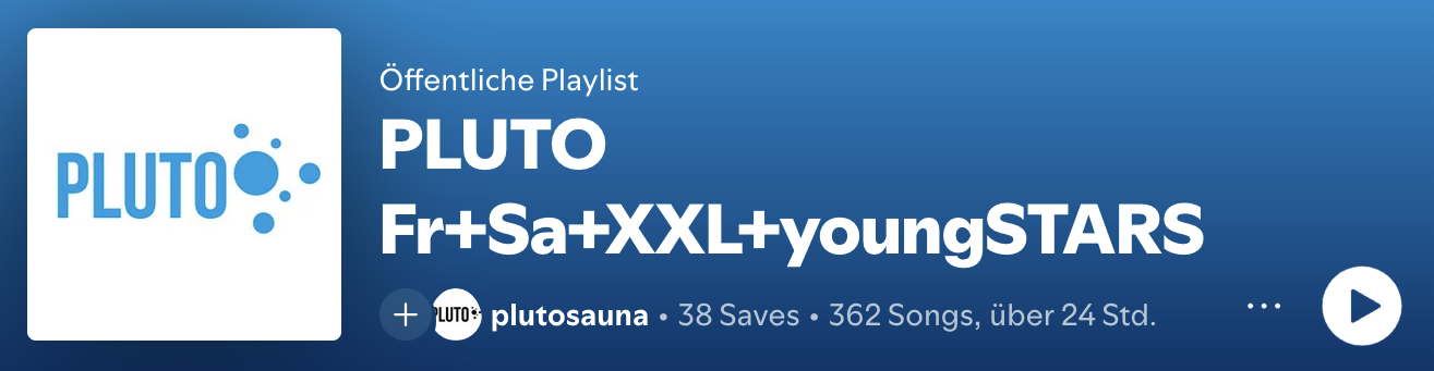 pluto spotify playlist youngstarsxxl Spotify banner
